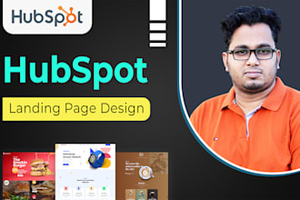 create a custom design hubspot landing page