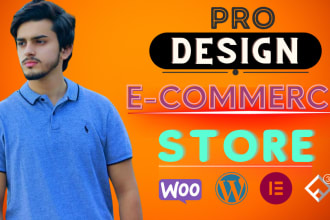 design woocommerce store or rebuild, redesign, edit, revamp wordpress website