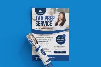 design tax flyer for you