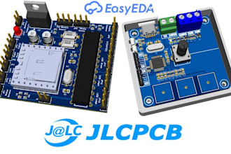 design pcb on easyeda kicad and eagle cad software
