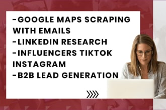 scrap google maps for business emails and lead generation