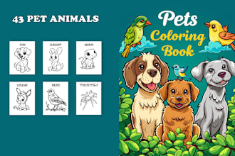 create childrens book with book cover, kids activity books
