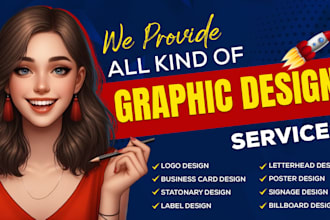 design best logo, flyers, postcard or any other graphics