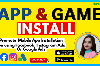do mobile app install campaigns on facebook or google ads
