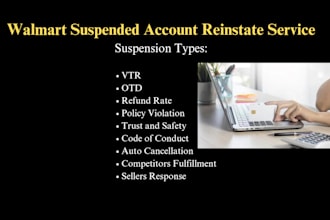 reinstate your walmart account precisely