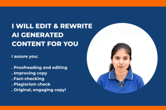 heavily edit and rewrite ai articles to pass plagiarism checker
