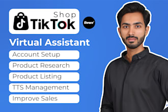 be tiktok shop virtual assistant and tiktok shop manager, UK or US shop manager