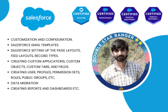 do all your salesforce admin customization and implementation