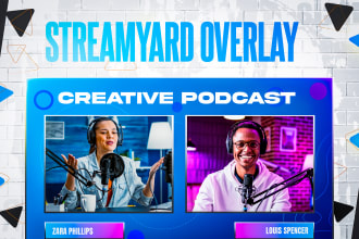 streamyard, streamlabs, obs overlay for youtube podcast