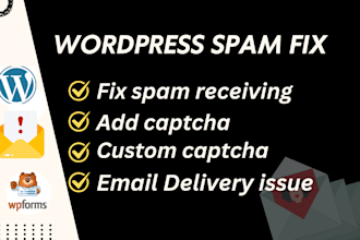 fix wordpres spam issues, form spam issue captcha issue, google recaptcha