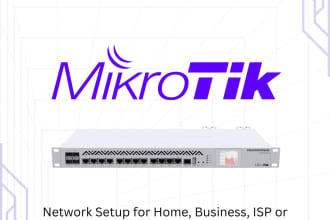 configure your mikrotik and other network devices