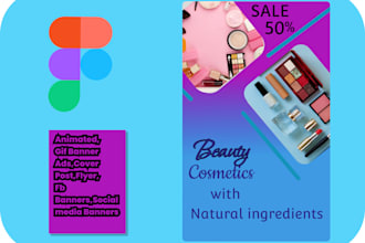 design social media banners, professional banners