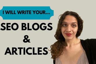 write your SEO articles and blog posts for your business