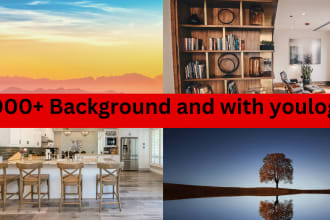 design virtual meeting backgrounds like zoom, and etc