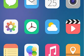 do flat app icon