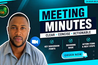 transcribe zoom meetings into minutes and clear transcripts