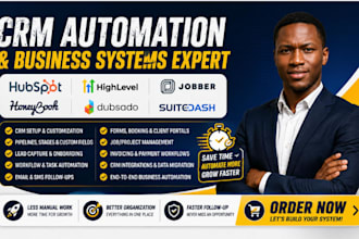 setup hubspot gohighlevel automation jobber honeybook dubsado suitedash portal