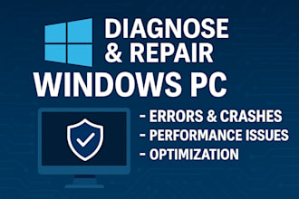 fix and repair your windows computer or laptop