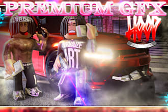 create an eye catching roblox game thumbnail