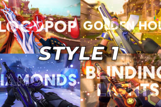 design best valorant montage thumbnail within 24 hours