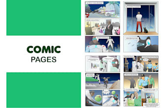draw comic or manga for you