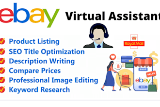 be your professional ebay etsy virtual assistant