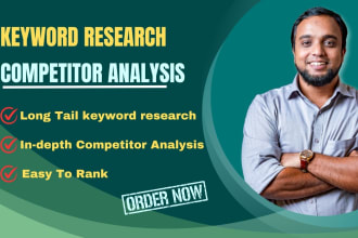 do easy to rank long tail keyword research and in depth competitor analysis