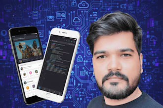 develop flutter mobile app for android and ios