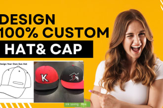 create tech packed hat tshirts and cap designs with mockup magic