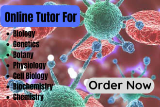 your biology, evolution, physiology, genetics, biotechnology, microbiology tutor
