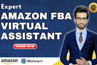 be your amazon fba virtual assistant for amazon fba, fbm  and amazon ads manager