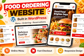 build a wordpress restaurant website with online ordering