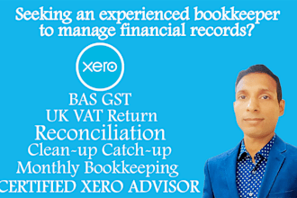 do xero bookkeeping, xero clean up, and reconciliation