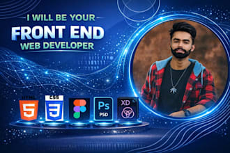 design a responsive bootstrap website with HTML CSS js