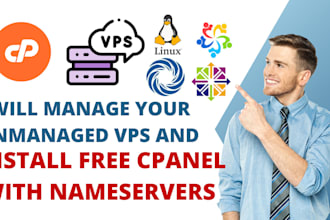 manage your unmanaged vps and install cpanel