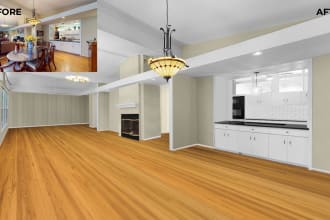 do pro declutter real estate photos with a quick turnaround