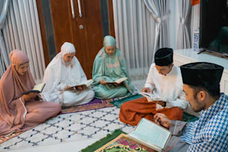 recite full holy quran and pray