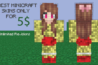 make a custom minecraft skin for you