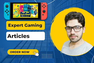 write engaging gaming articles tailored for you