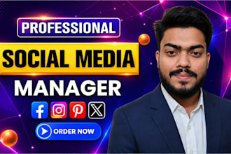 be your social media marketing manager and content creator for all platforms