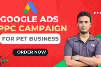 run google ads PPC campaign for pet business