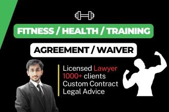 write gym, personal training, fitness, liability waiver