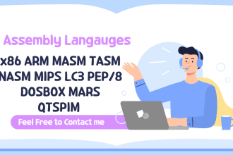 do masm nasm mips x86 assembly language projects