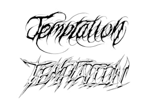 create custom hardcore and metal band logo for your band