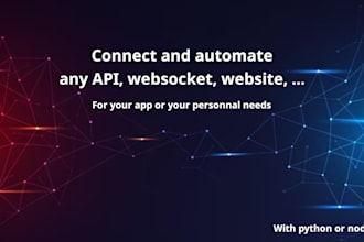 connect API with python, nodejs, to your app or with script