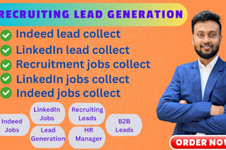 do recruiting leads and recruiting email list build for HR