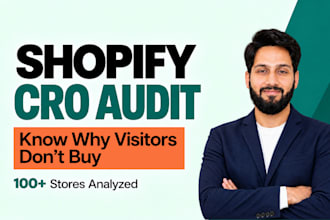 fix shopify conversions with data driven cro audit
