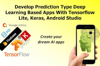 develop prediction type deep learning based android apps using tensorflow lite