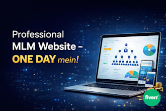 develop a professional MLM website in one day