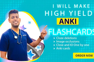 create high yield 500 anki flashcards in just 24h